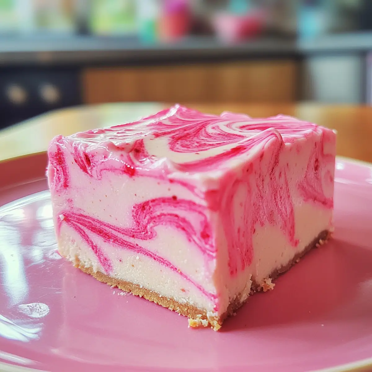 Irresistible Creamy Strawberry Fudge Pink Swirl Delight