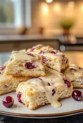 Irresistible Creamy White Chocolate Cranberry Scones