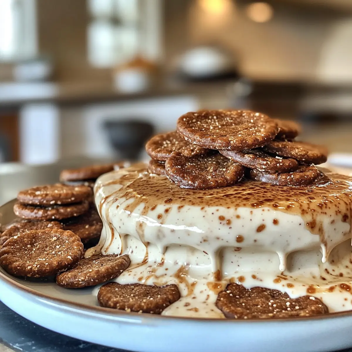 Irresistible Creamy Ginger Snap Cream Cheese Dip