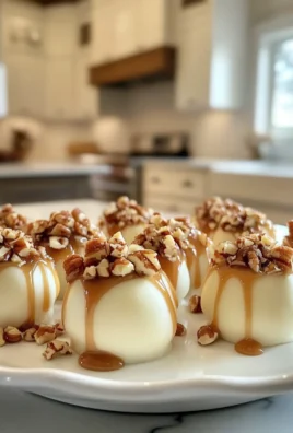 Decadent Mini Caramel Pecan Cheesecake Truffles