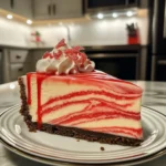 Irresistible Red & White Swirl Peppermint Cheesecake Bliss