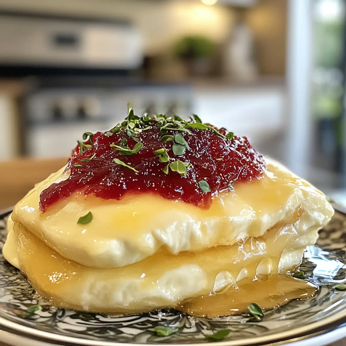 Irresistible Creamy 3-Ingredient Baked Brie with Jam Recipe