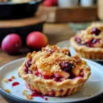 Irresistible Spiced Cranberry Apple Crumble Mini Pies Recipe